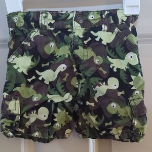 Children's Dinosaur Print Cargo Shorts